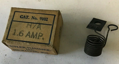 CUTLER HAMMER 9102 H7A 1.6AMP HEATER****LOTOF5****