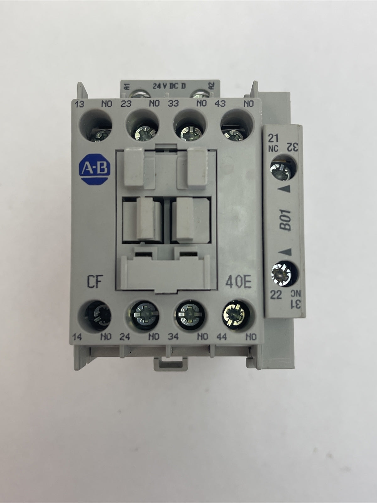 ALLEN BRADLEY 700-CF400D* CONTACTOR  SER A 600VAC 25A COIL 24VDC 100-S SER B