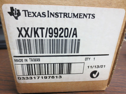 TEXAS INSTRUMENTS XX/KT/9920/A AC ADAPTER for CBL2 & TI PRESENTER - NEW - AC9920