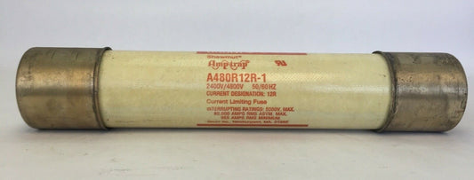 GOULD SHAWMUT AMP-TRAP A480R12R-1 2400/4800V 50/60HZ CURRENT LIMITING FUSE