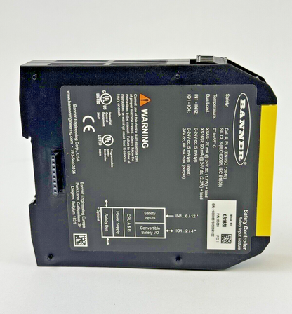 BANNER - XS16si - SAFETY CONTROLLER EXPANSION MODULE - 16 TERMINAL INPUTS,4 CONV
