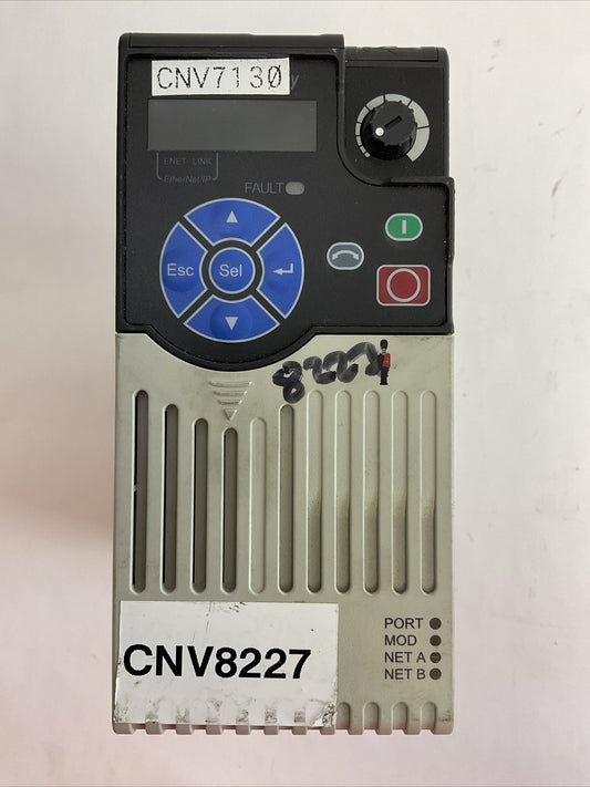 ALLEN BRADLEY 25B-D2P3N114 AC DRIVE FRN 1.003 OUTPUT 0-460VAC SER A