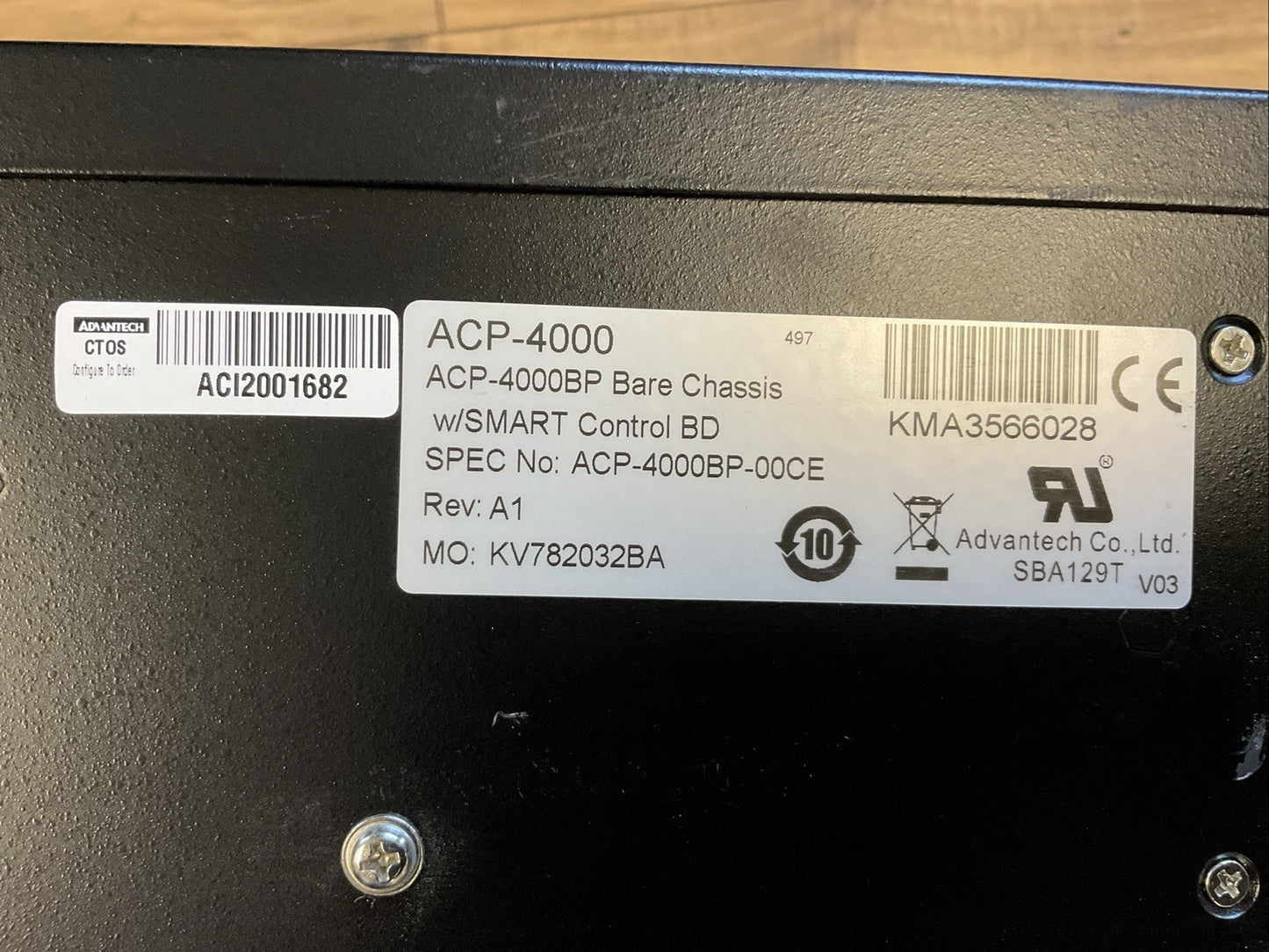 ADVANTECH ACP-4000-00CE INDUSTRIAL COMPUTER CHASSIS