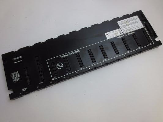 GE FANUC IC693CHS391M BASE 10-SLOT for PROGRAMMABLE CONTROLLER  EMI ENHANCED