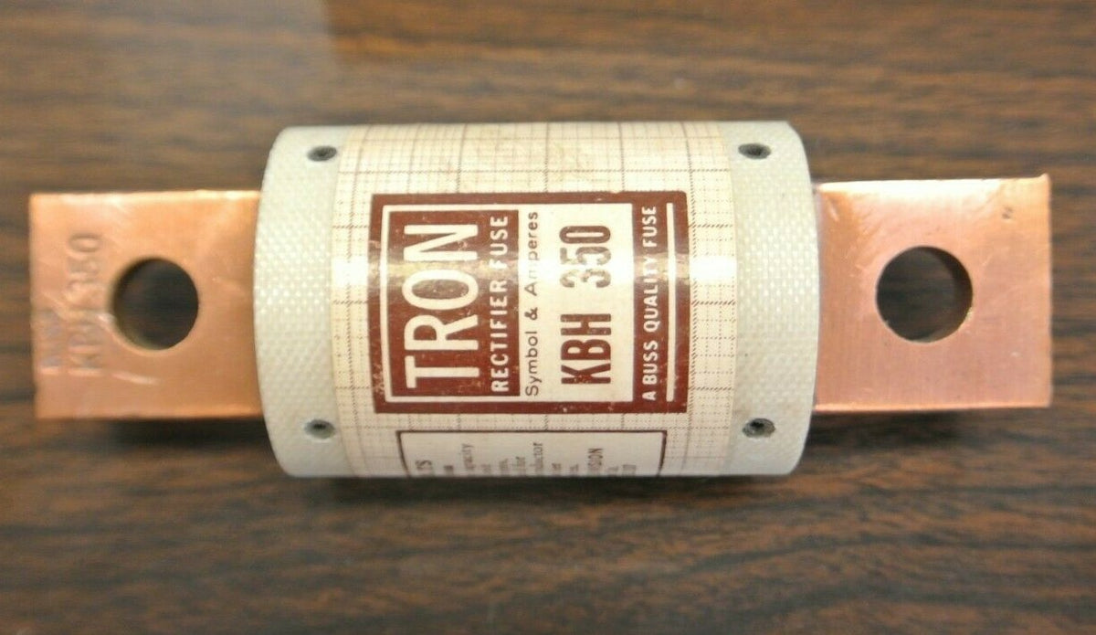 TRON / BUSSMANN KBH350 RECTIFIER FUSES / 500V / 350A / NEW SURPLUS / EACH