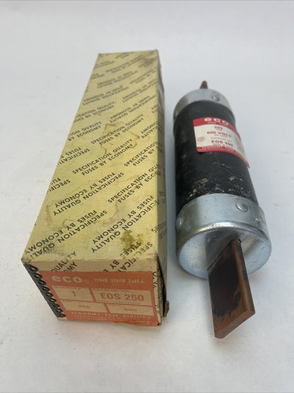 ECONOMY EOS250 ECO ONE TIME FUSE 250AMP 600VAC