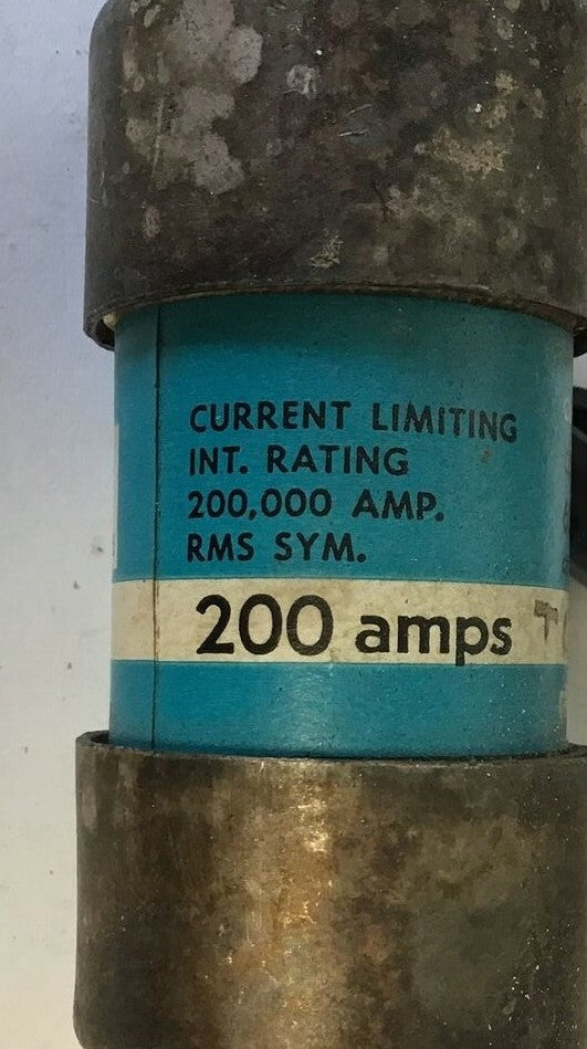 GENERAL ELECTRIC GF8B200 FUSE CLASS J 200AMPS 600VAC