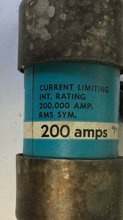 GENERAL ELECTRIC GF8B200 FUSE CLASS J 200AMPS 600VAC