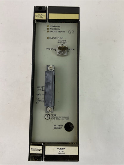 LORAIN ES281CMB POWER SUPPLY INPUT 120/240VAC OUTPUT 5VDC