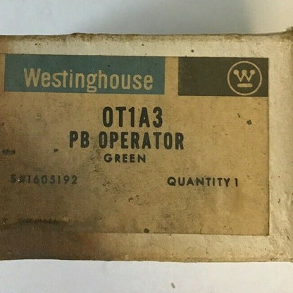 WESTINGHOUSE OTIA3 PUSHBUTTON OPERATOR GREEN
