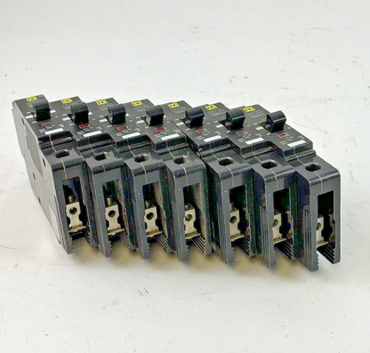 SQUARE D **LOT OF 7** - EDB14020 - 20A/1 POLE/277 VAC/BOLT ON/TYPE HACR - NEW