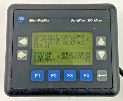 ALLEN BRADLEY 2711-M3A18L1 PANELVIEW OPERATOR PANEL SER.A REV.D FRN 4.41