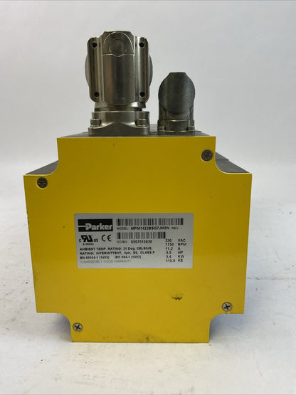 PARKER MPM1422BSG7JM5N SERVO MOTOR 230VAC 1750RPM 11.2A 4.5HP 3.4KW 115.0KE