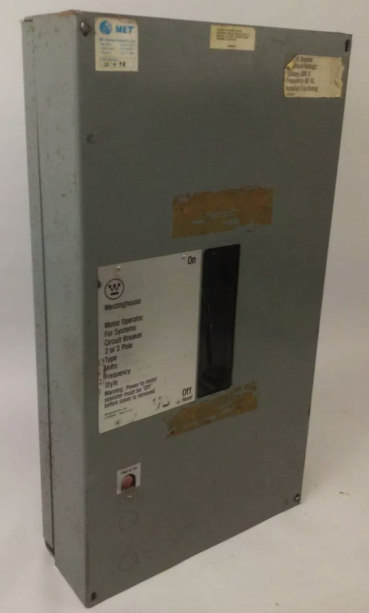 WESTINGHOUSE, MOTOR OPERATER 5661D52G01 TYPE SPCB 120V 60HZ 2P OR 3P