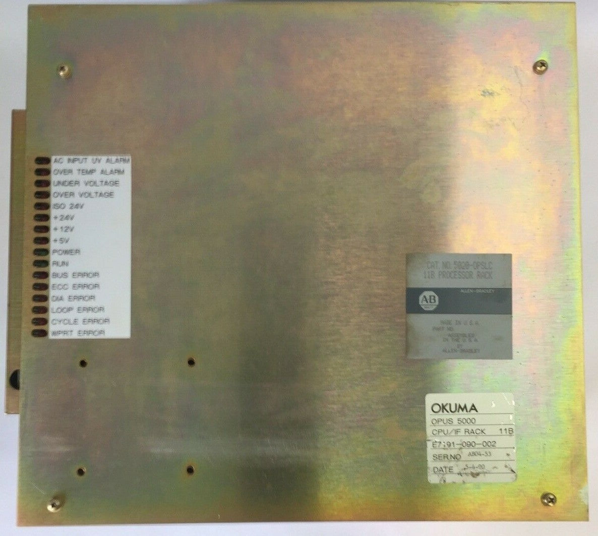 OKUMA E7191-090-002 CPU/IF RACK