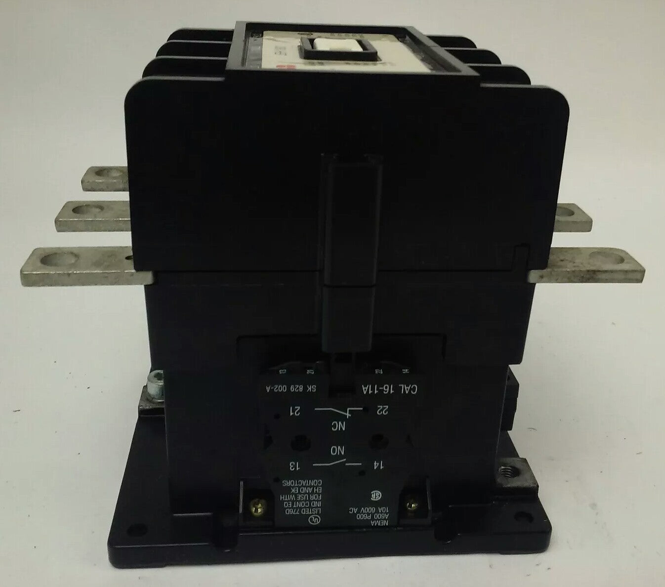 ABB EH160 CONTACTOR, 3PH, 3P BREAKING, 600V, 50-150H.P., 190A, 24V COIL, NEW