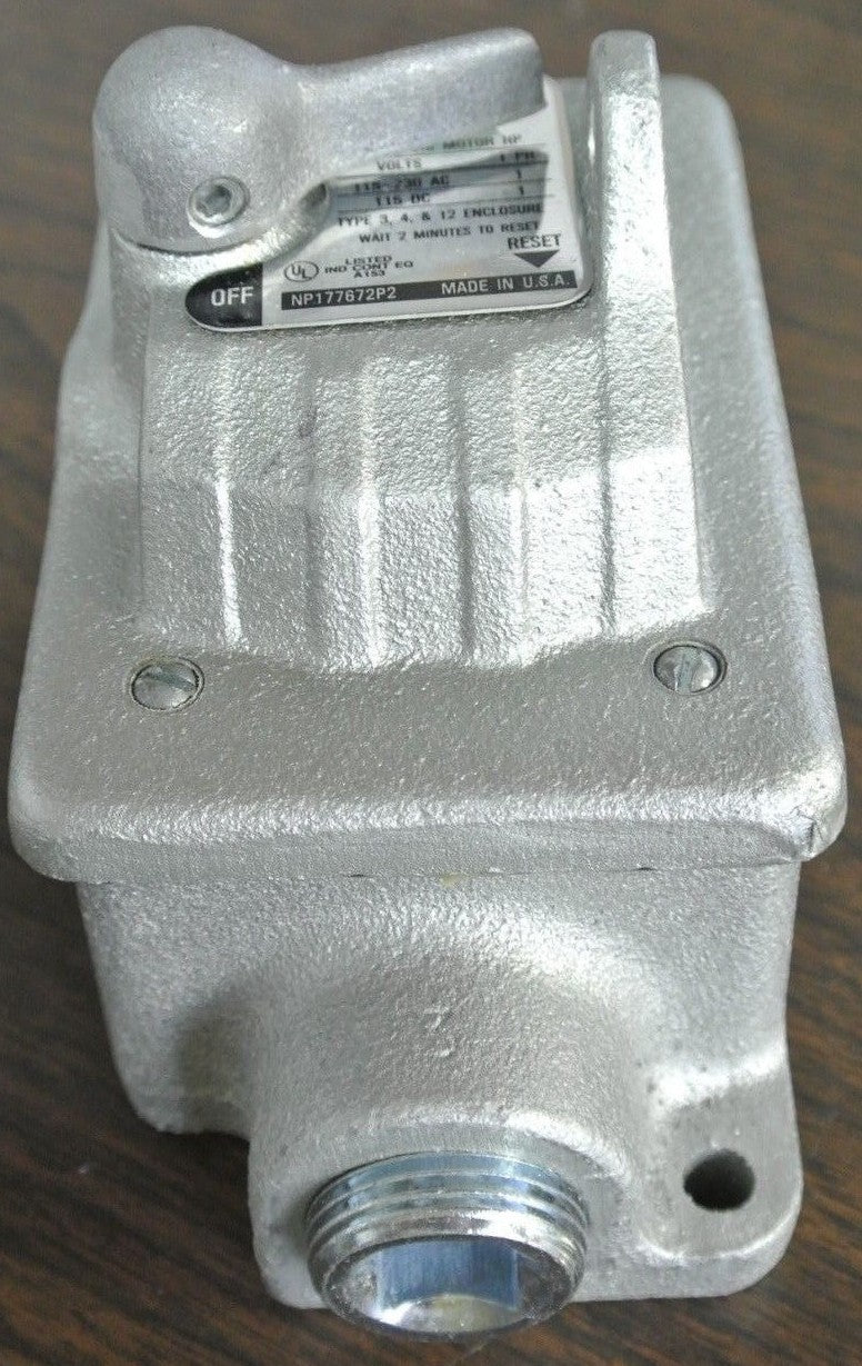 GE CR101H400H MANUAL MOTOR STARTER - SINGLE SPEED - 1HP, 115/230V - NEW SURPLUS