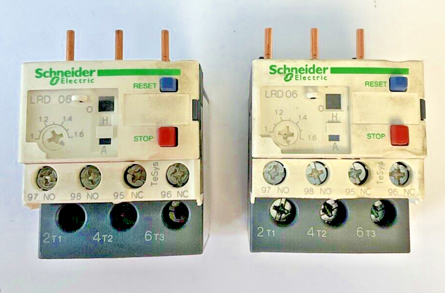 SCHNEIDER ELECTRIC LRD 06 CONTACTOR 1.6A 690V 50/60HZ ***LOTOF2***