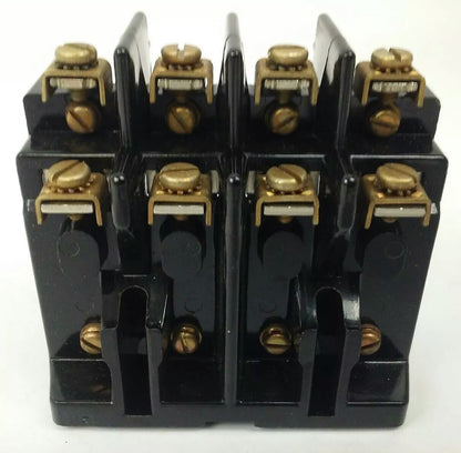 ALLEN BRADLEY Z-31950 CONTACTS, 4P, BUL 700 TYPE BR, MISSING ONE SET OF CONTACTS