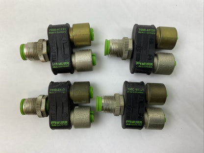 MURR ELEKTRONIK 7000-41131 COUPLER CONNECTOR (LOT OF 4)