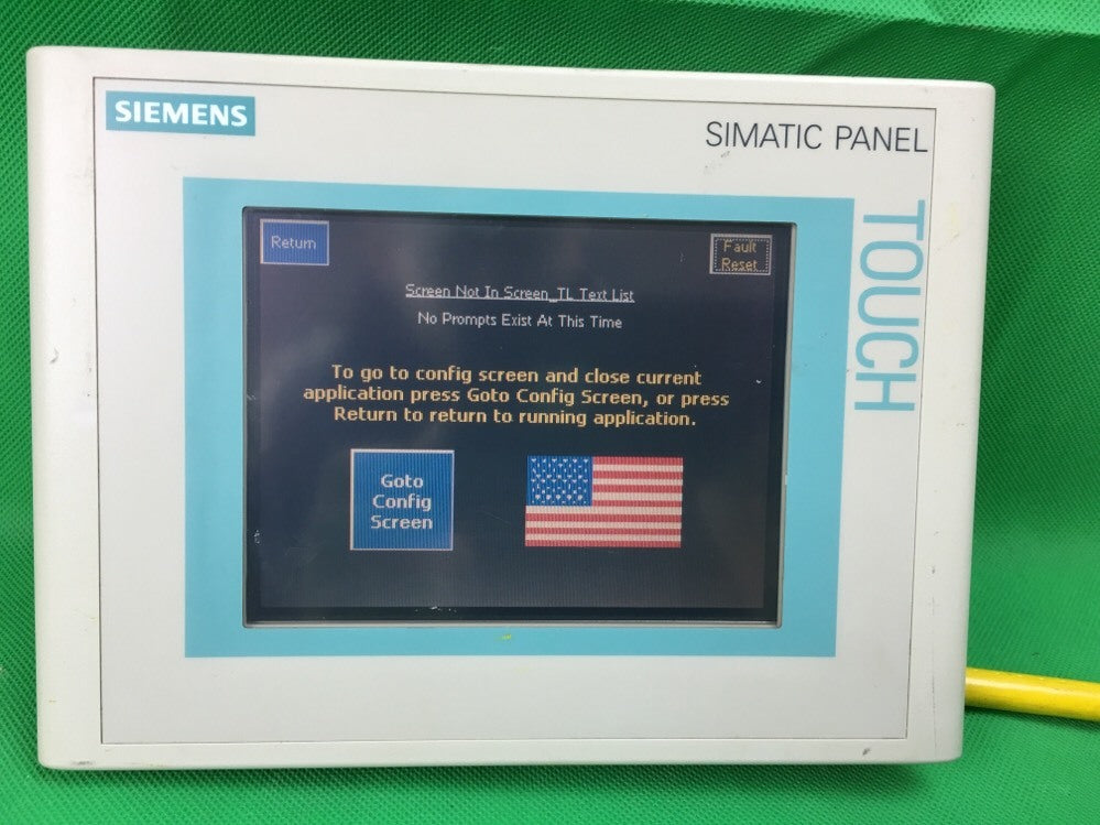 SIEMENS SIMATIC TOUCH PANEL 6AV6 642-0BA01-1AX0