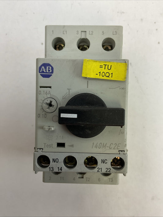 ALLEN BRADLEY 140M-C2E-A16 MOTOR PROTECTOR SER B 0.10-0.16A