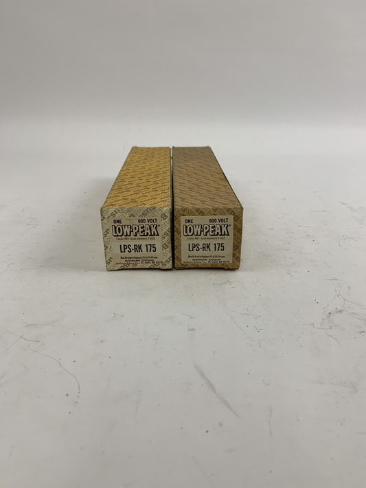Bussmann Low-Peak LPS-RK175 175A 600V Fuse "Lot of 2"