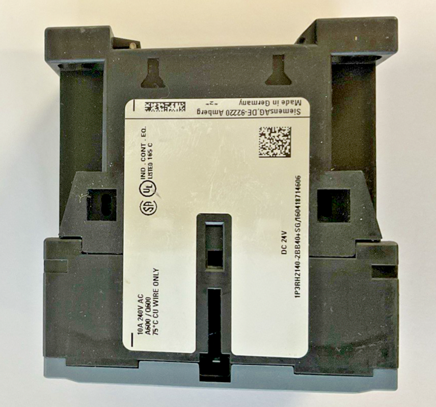 SIEMENS 3RH2140-2BB40 CONTACT RELAY 24VDC 50HZ