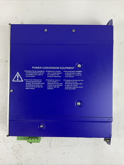 KOLLMORGEN SERVOSTAR 610-AS SERVO DRIVE OUTPUT DC-LINK VOLTAGE 260-675V 10A 3PH