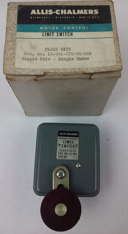 ALLIS CHALMERS  CLASS 6133 14-961-330-48-005 LIMIT SWITCH, NEW SURPLUS, 14961330