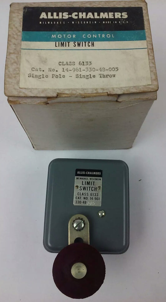 ALLIS CHALMERS  CLASS 6133 14-961-330-48-005 LIMIT SWITCH, NEW SURPLUS, 14961330