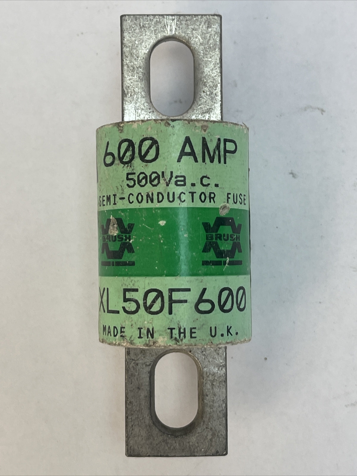 BRUSH XL50F600 SEMI-CONDUCTOR FUSE 600AMP 500VAC