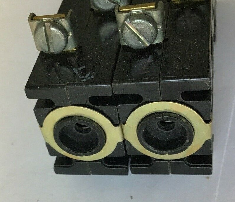 GENERAL ELECTRIC CR290U207 TANDEM BLOCK 600V 4N0-4NC NC CONT.