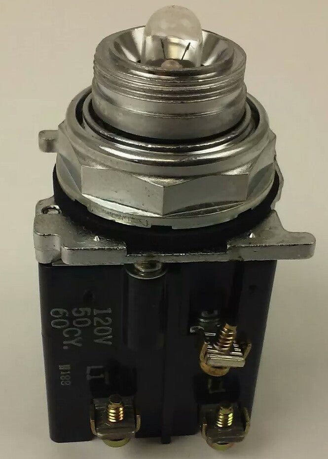 CUTLER HAMMER, 10250T221 PRETEST LIGHT, 120V, 50/60HZ,TRANS.-1 HOLE MTG