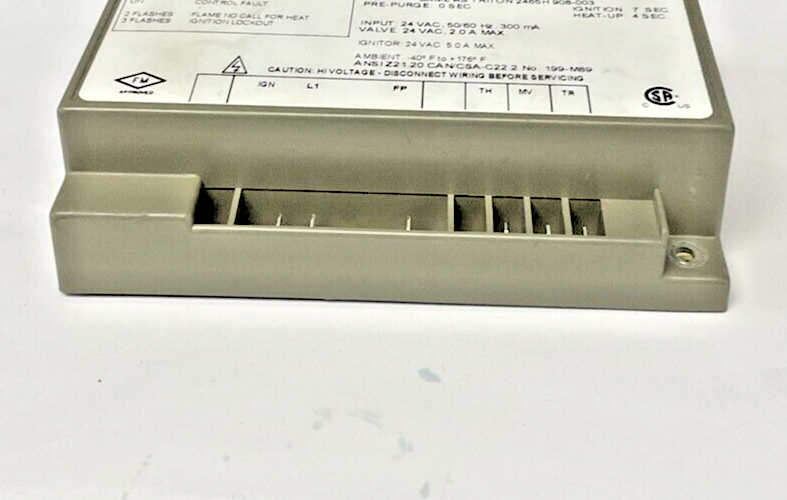 FENWAL 35-655908-003 IGNITION CONTROL CIRCUIT BOARD MODULE 24VAC 50/60HZ 2A