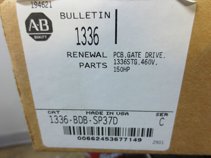 ALLEN-BRADLEY 1336-BDB-SP37D Ser. C - PCB GATE DRIVE 1336STG 460V 150HP NEW
