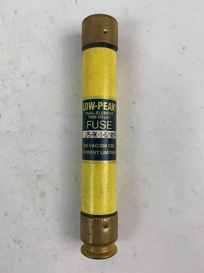 Bussmann Low-Peak Dual-Element LPS-RK-1-6/10SP 1 6/10A 600V Fuse "Lot of 10"
