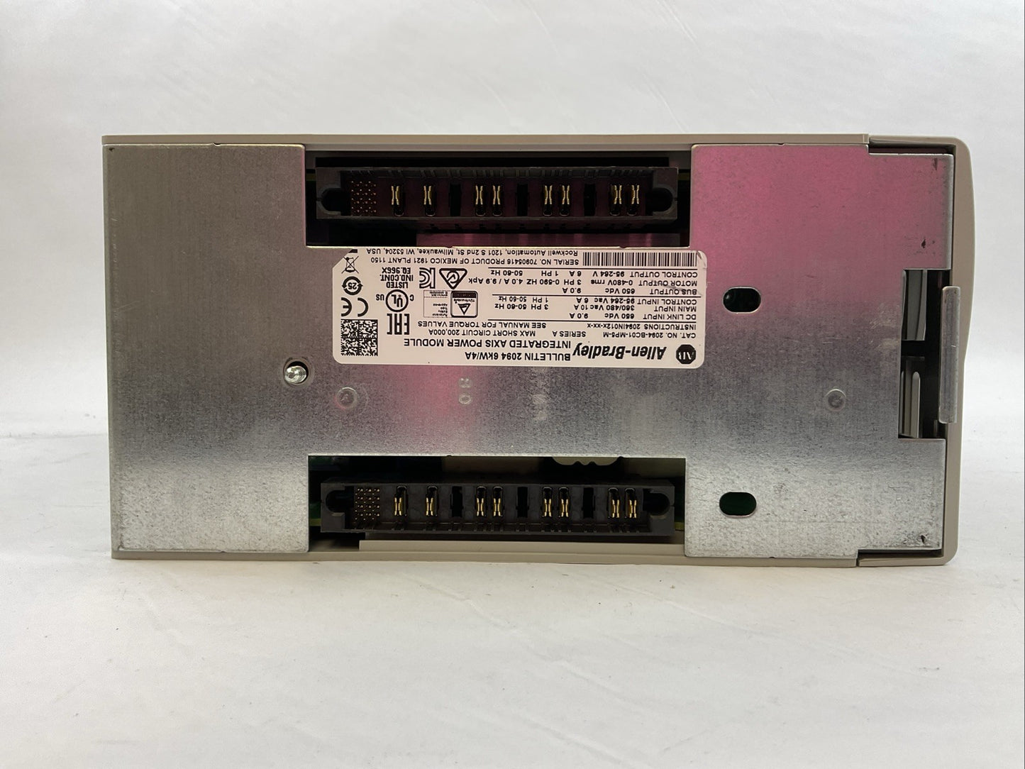 ALLEN BRADLEY 2094-BC01-MP5-M INTEGRATED AXIS MODULE SER A 2094-SE02F-M00-S0