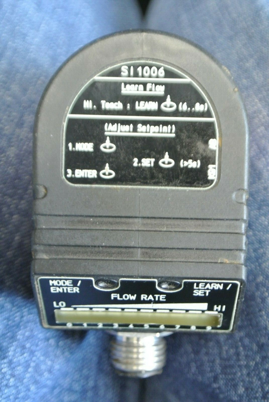 IFM EFECTOR SI1006 / SID10ADBAK0W/LS / FLOW SWITCH / 100-240VAC / 5-PIN