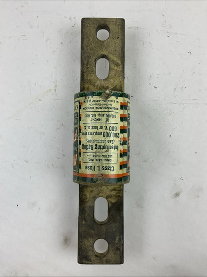 BUSSMANN KRP-C 1000 HI-CAP TIME DELAY CURRENT LIMITING FUSE 1000AMP 600VAC