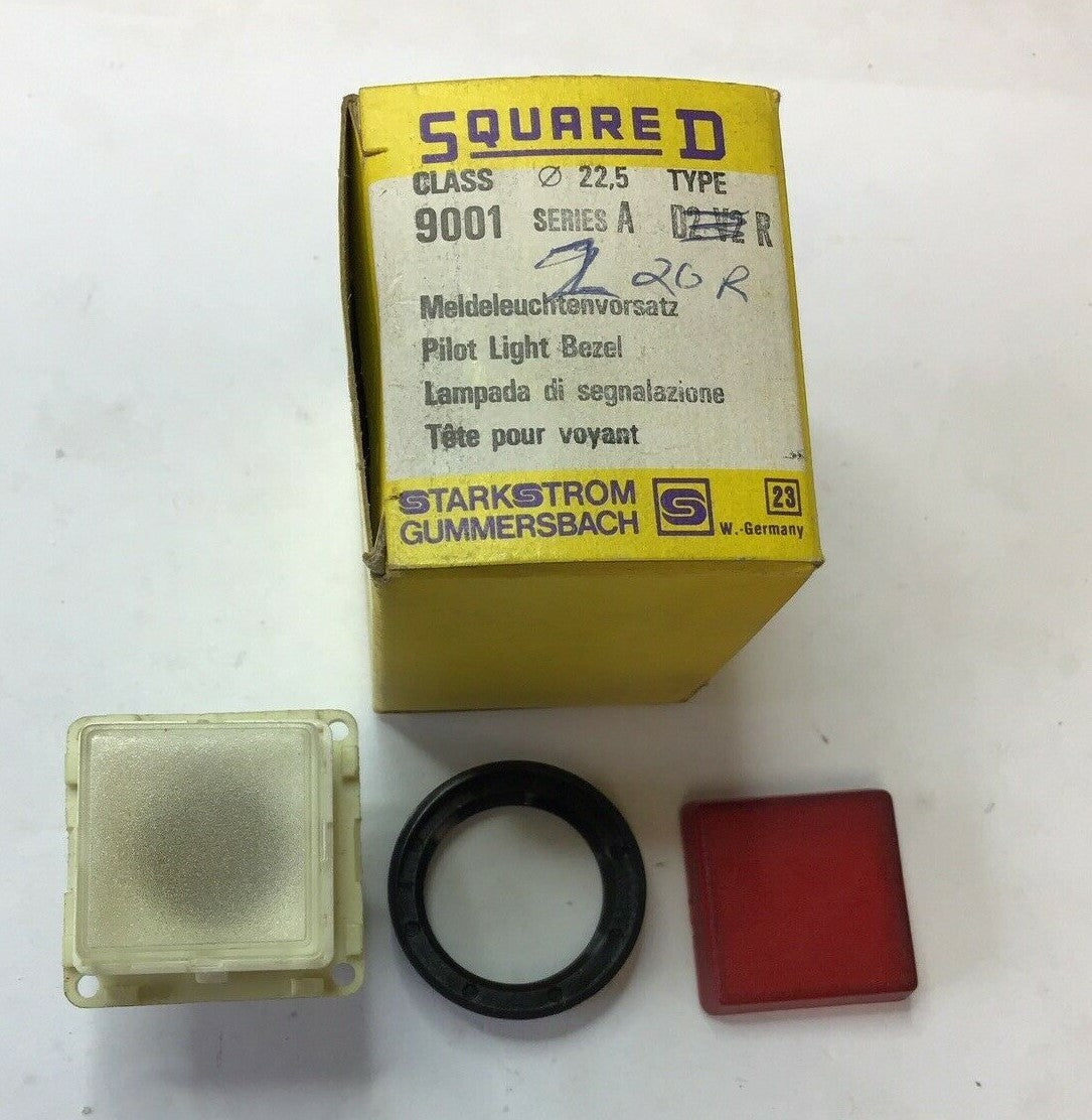 SQUARE D CLASS 9001 SERIES A PILOT LIGHT BEZEL***LOTOF2***