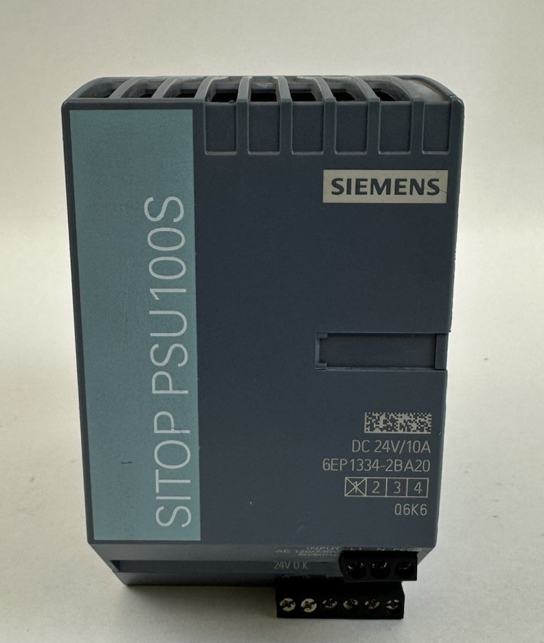 Siemens 6EP1334-2BA20 SITOP Power Supply 24VDC 10A 120/230VAC