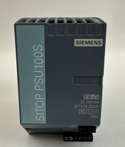 Siemens 6EP1334-2BA20 SITOP Power Supply 24VDC 10A 120/230VAC