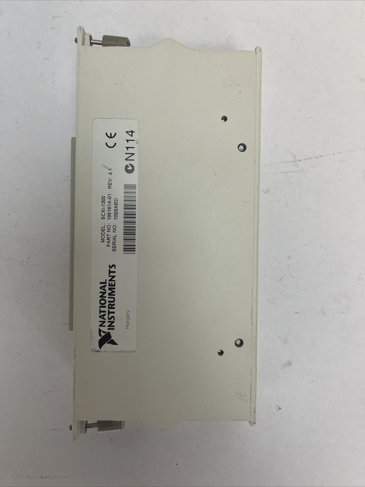 NATIONAL INSTRUMENTS SCXI-1300 TERMINAL BLOCK 42V REV 4.1