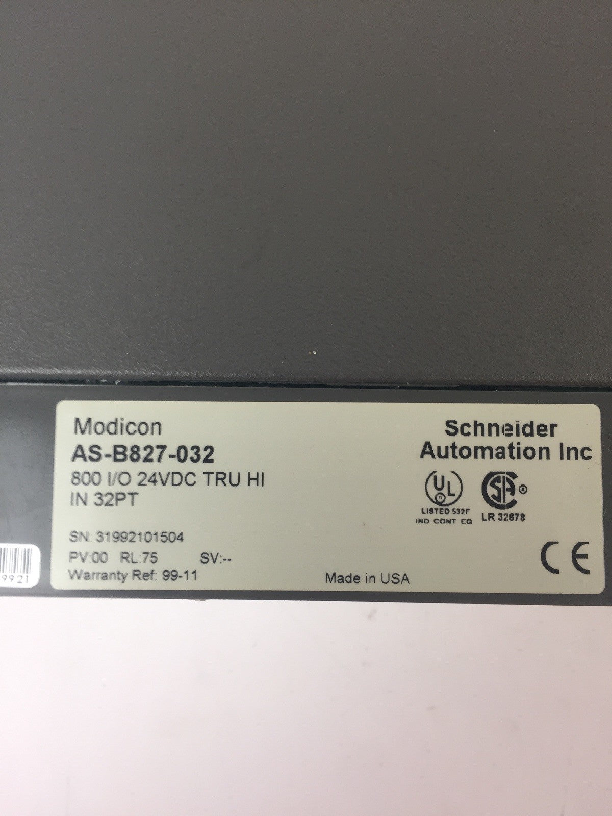 AEG MODION SCHNEIDER AS-B827-032 INPUT MODULE 24VDC