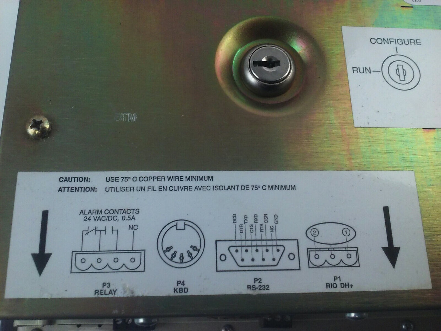ALLEN BRADLEY 2711E-T10C6 SER. D REV. A  PANELVIEW 1000E TERMINAL FRN 5.14