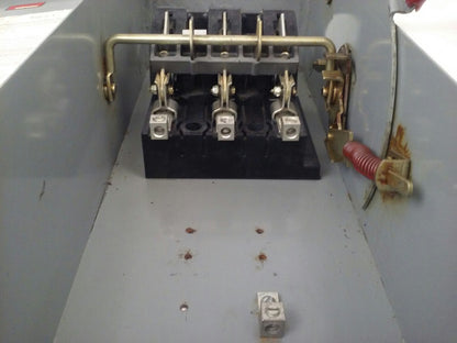 WESTINGHOUSE HFN323 NON FUSIBLE SAFETY SWITCH 100A 240V 3PH 30HP TYPE 1 INDOOR