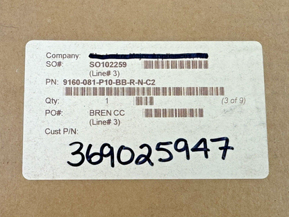 ATI INDUSTRIAL AUTOMATION - SR081 - 9160-081-P10-BB-R-N-C2 - COLLISION SENSOR W/