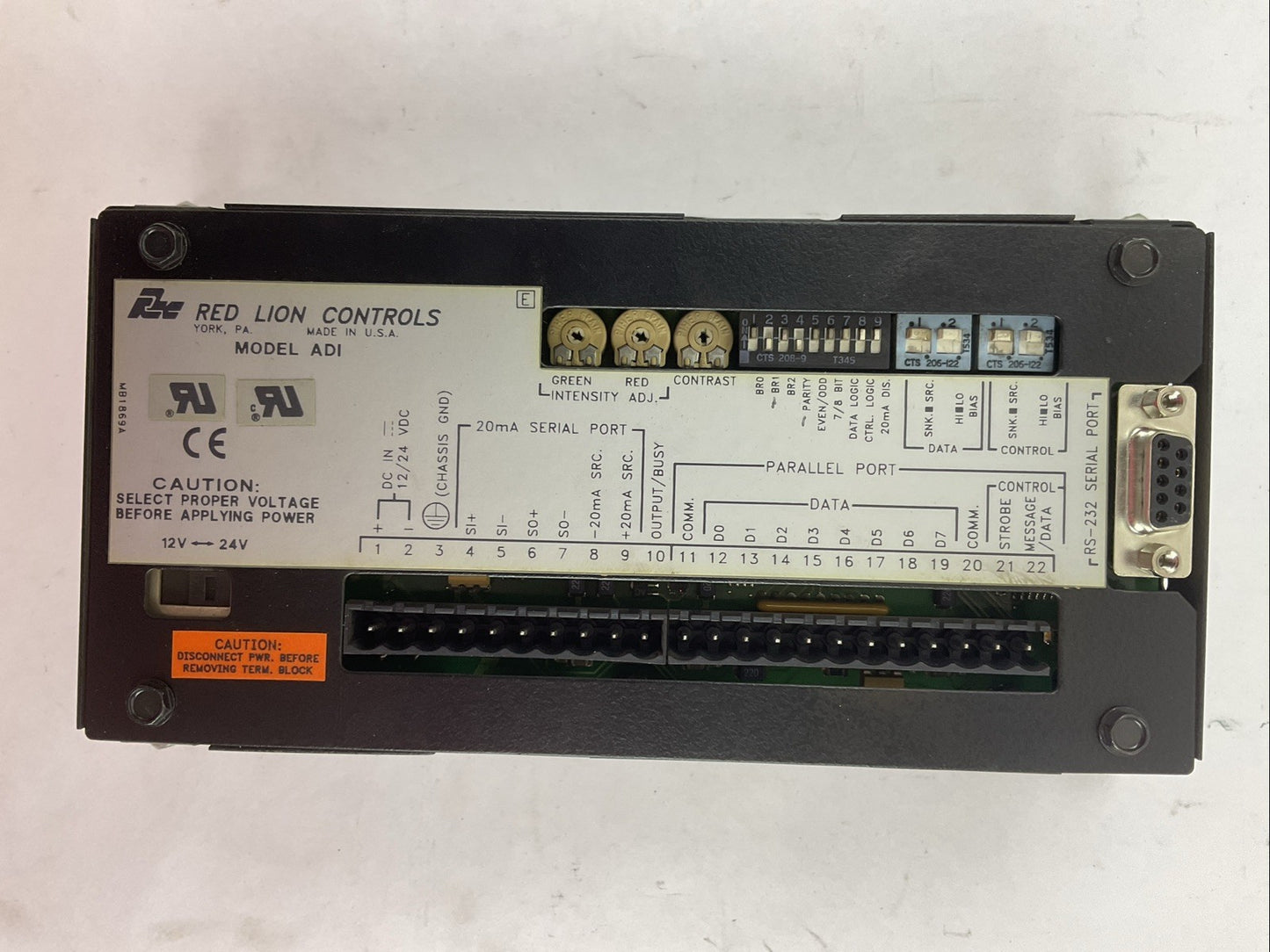 RED LION CONTROLS ADI4T11D DISPLAY 12/24VDC