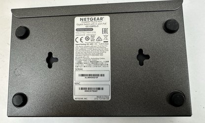 NETGEAR PROSAFE GS108PE V3 8-PORT GIGABIT MANAGED POE SWITCH